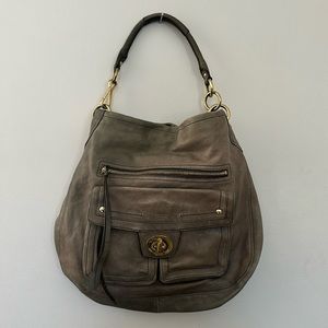 Coach Hampton Gray Hobo